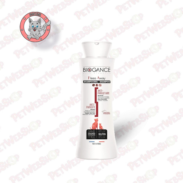 Biogance Fleas Away Cat - antiparazitski šampon za mačke - 250ml Šamponi Biogance petwebshop.com