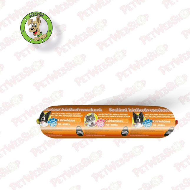 Moksi Europet Salama vlažna hrana za pse sa piletinom - 1kg Salame Moksi petwebshop.com
