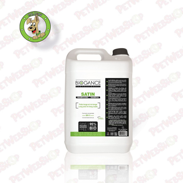 Biogance PRO Long Satin - šampon za pse - za dugu dlaku - 5l Nega dlake pasa Biogance petwebshop.com