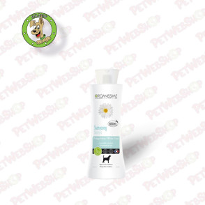 Biogance Organissime White Coat - šampon za pse - za belu i svetlu boju dlake - 250ml Nega dlake pasa Biogance petwebshop.com