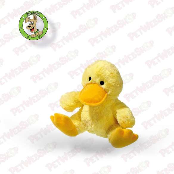 Flamingo Plišana Patka - Igračka za pse - 19cm Igračke Flamingo petwebshop.com
