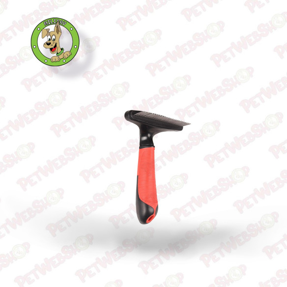 Flamingo Grooming Rake L - četka za pse - sa rotirajućim zupcima i držačem - gruba Četke Flamingo petwebshop.com