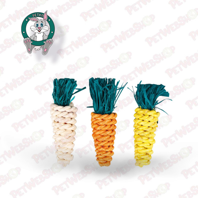 Flamingo Igračka za male životinje - 3 male šargarepe Kavezi i oprema za hrčka Flamingo petwebshop.com