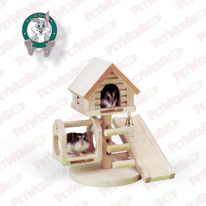 Flamingo Kućica za male životinje - Playground Treehouse Kavezi i oprema za hrčka Flamingo petwebshop.com