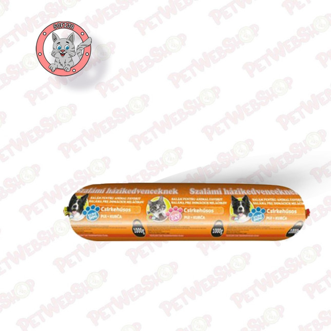 Moksi Europet - Salama sa piletinom - vlažna hrana za mačke -1kg Salame Moksi petwebshop.com