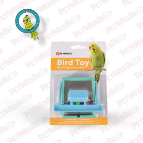 Flamingo Ogledalo za kaveze za male papagaje sa perlama Kavezi i oprema za male papagaje Flamingo petwebshop.com