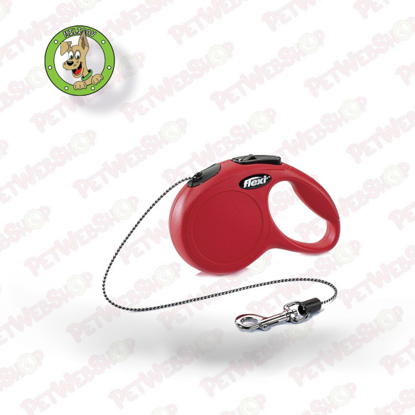 Flexi New Classic XS cord 3m - povodac za pse težine do 12kg - više boja Povodci Flexi petwebshop.com