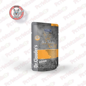 Dr.Clauder’s Best Selection No 1 - Piletina sa brusnicom - vlažna hrana za mačke - 85g Sosići - Kesice Dr Clauder's petwebshop.c