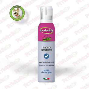 Inodorina Detangling Mousse - pena za raščešljavanje dlake pasa - 200ml Nega dlake pasa Inodorina petwebshop.com