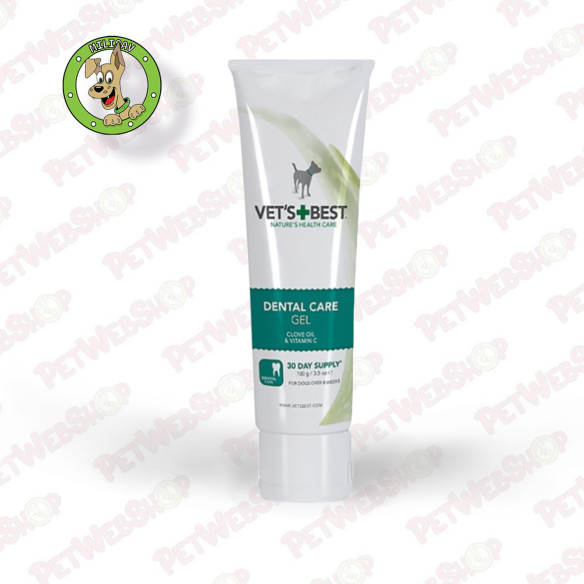 Vet's Best Dental - gel za čišćenje zuba pasa - 100g Oralna higijena Vet's Best petwebshop.com