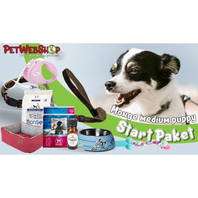 Monge Medium Puppy - start paket za štence srednjih rasa Super premium Monge petwebshop.com