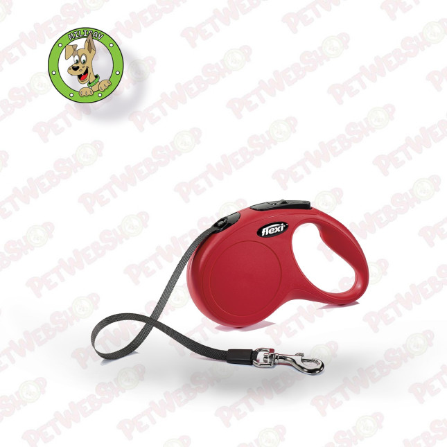 Flexi New Classic L tape 8m - povodac za pse težine do 50kg - više boja Povodci Flexi petwebshop.com