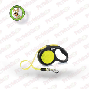 Flexi New Neon XS tape 3m - povodac za pse težine do 12kg Povodci Flexi petwebshop.com