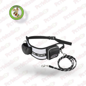 D&D Sports Active Walker - sportski kaiš za šetanje pasa - beli i crni Povodci D&D Home petwebshop.com