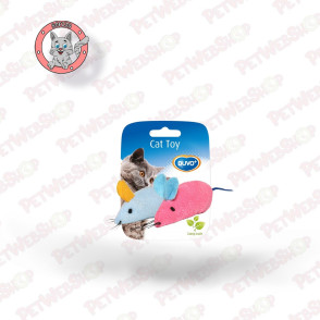 Duvo+ Miš - 6x5x3cm - Igračka za mačke - 2kom Igračke Duvo+ petwebshop.com