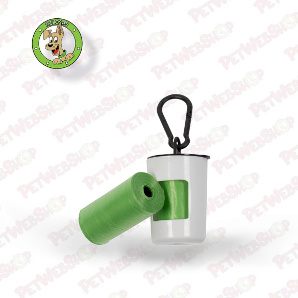 Duvo+ Dog Waste Bags Bio Dispenser Tube - Dispanzer za kesice za izmet - Blister + 2x20kom biorazgradivih kesica Kesice i dispan