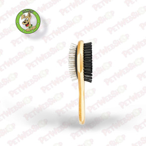 Duvo+ Bamboo 2u1 - četka za pse - kombinovana, od bambusa - dve veličine Četke Duvo+ petwebshop.com