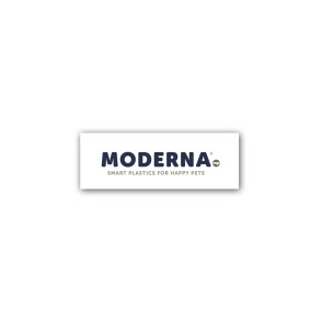Moderna Gusto - dupla činija za pse - siva, plava i pink - 2x200ml Činije i hranilice Moderna petwebshop.com 2