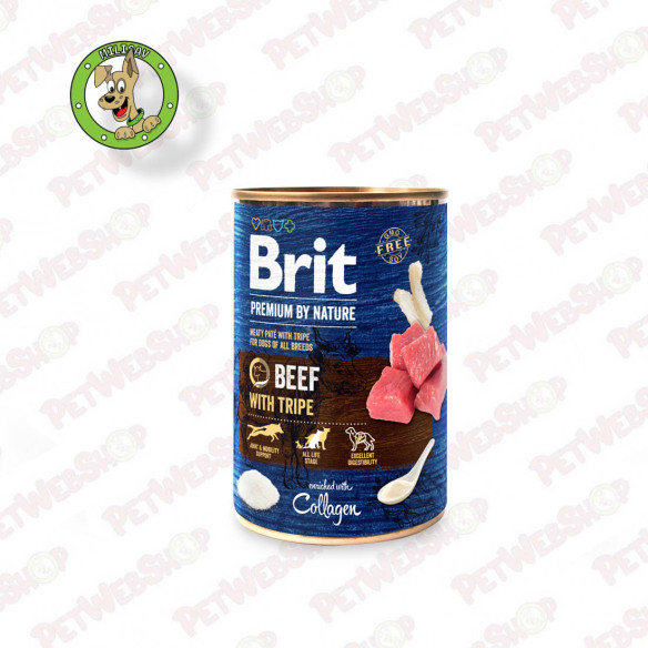 Brit Premium by Nature Dog Adult Konzerva govedina sa škembićima - vlažna hrana za odrasle pse - 800g Konzerve Brit Premium by N