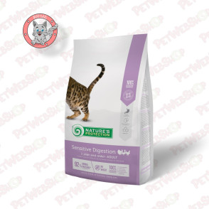Nature's Protection Super Premium Sensitive Digestion 2kg + GRATIS vlažna hrana 100g Granule Nature's Protection petwebshop.com