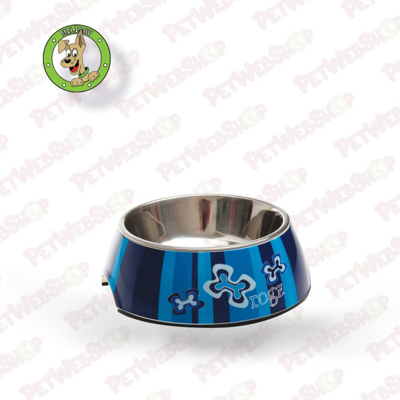 Rogz Bubble Bowlz Indigo Bones - činija za pse - 2 veličine Činije i hranilice Rogz petwebshop.com