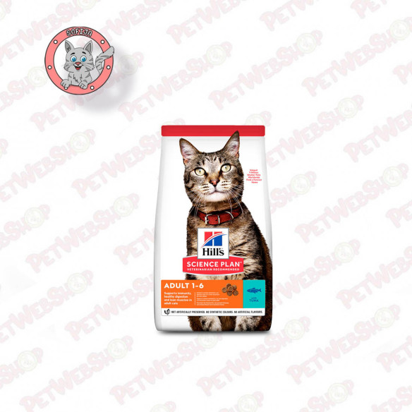 Hill's Science Plan Adult Tuna - hrana za odrasle mačke - 300g i 10kg Granule Hills Science Plan petwebshop.com