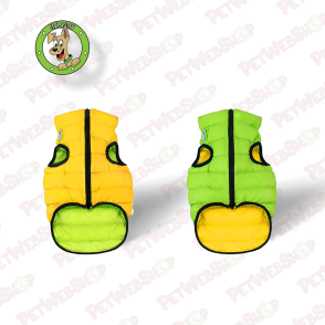 Airy Vest - dvostrani kaputić za pse - zeleno žuti - više veličina Odeća i aksesoari AiryVest petwebshop.com