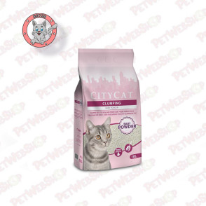 Sanicat CityCat Clumping Baby Powder - grudvajući posip za mačke - 10l Grudvajući Sanicat petwebshop.com