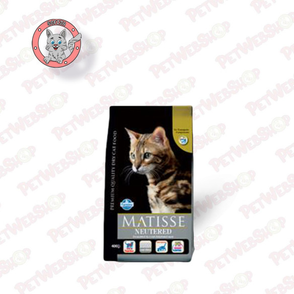 Matisse Neutered Chicken&Rice - hrana za sterilisane mačke - 400g, 1,5k, i 10kg i 20kg Granule Matisse petwebshop.com