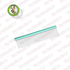Tauro Pro Line Ultra Light line češalj za pse - mint - 19cm Četke Tauro Pro Line petwebshop.com