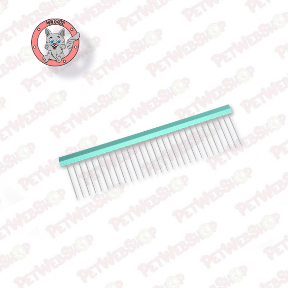Tauro Pro Line Ultra Light line češalj za mačke - mint - 19cm Četke za mačke Tauro Pro Line petwebshop.com
