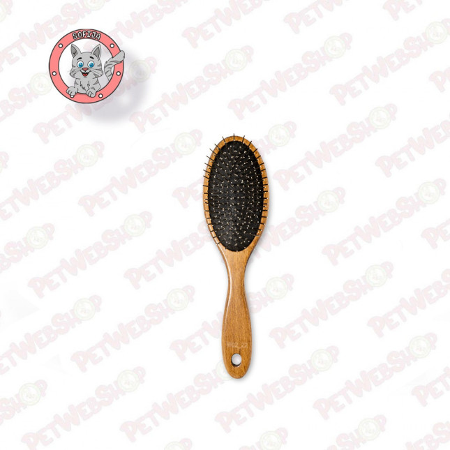 Tauro Pro Line drvena masažna četka za mačke - 22.5x6.5x1cm Četke za mačke Tauro Pro Line petwebshop.com