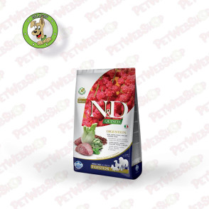 N&D Quinoa Digestion Mini Adult - Lamb&Fennel - hrana za odrasle pse mini i malih rasa sa osetljivim varenjem - 2,5kg Granule za