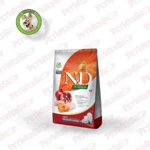 N&D Pumpkin Puppy Medium&Maxi - Chicken & Pomegranate - hrana za štence srednjih i velikih rasa - 2,5kg i 12kg Granule za pse N&