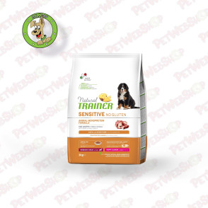 Trainer Natural Sensitive Puppy Medium&Maxi pačetina - hrana za štence srednjih i velikih rasa - 3kg i 12kg Granule za pse Train