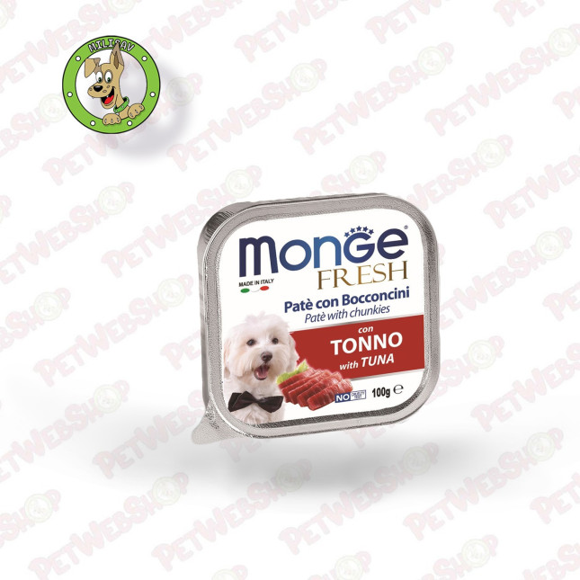 Monge Dog Fresh Pate Tunjevina - vlažna hrana za odrasle pse - 100g Paštete Monge petwebshop.com