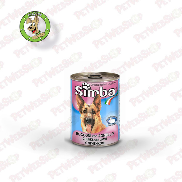 Simba konzerva za pse sa jagnjetinom - 415g i 1230g Konzerve Simba petwebshop.com