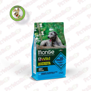 Monge BWild Grain Free Inćun sa krompirom i graškom - hrana za odrasle pse svih rasa - 2,5kg i 12kg Granule za pse Monge - Bwild