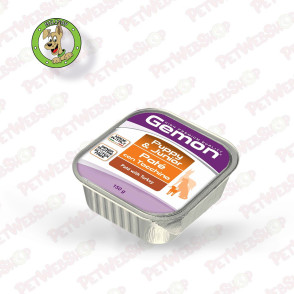 Gemon Dog Puppy & Junior Ćuretina u pašteti -  vlažna hrana za štence i juniore - 150g Paštete Gemon petwebshop.com