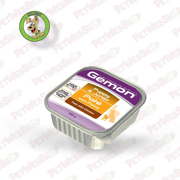Gemon Dog Puppy & Junior - Piletina u pašteti - vlažna hrana za štence i juniore - 300g Paštete Gemon petwebshop.com