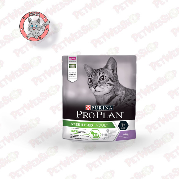 Purina Pro Plan Cat Sterilised Renal - ćuretina - hrana za sterilisane mačke - 400g, 1,5kg i 10kg Granule Purina Pro Plan petweb