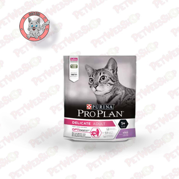 Purina Pro Plan Cat Delicate - ćuretina - hrana za mačke sa osetljivom kožom i varenjem - 400g, 1,5kg i 10kg Granule Purina Pro 
