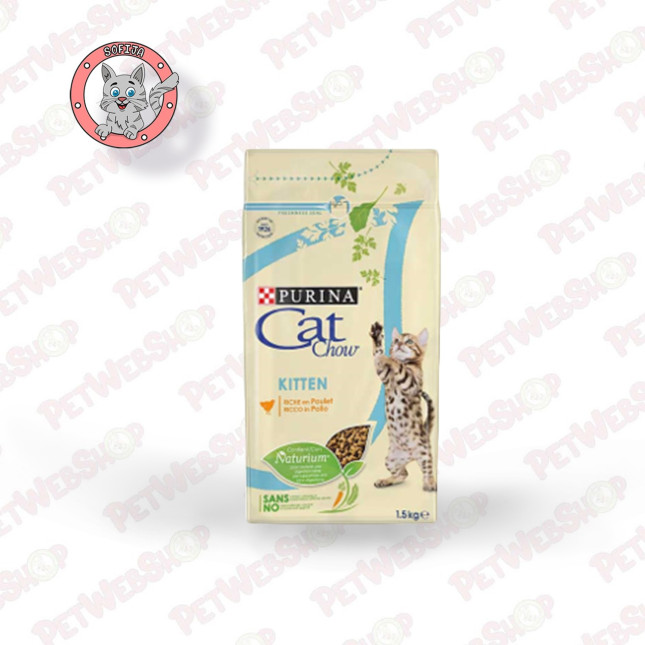 Cat Chow Kitten - sa piletinom - hrana za mačiće - 15kg Granule Cat Chow petwebshop.com