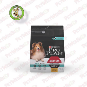 Purina Pro Dog Plan Medium Adult Piletina - hrana za odrasle pse srednjih rasa - 3kg i 14kg Granule za pse Purina Pro Plan petwe