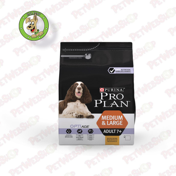 Purina Pro Plan Medium&Large Adult 7+ Sensitive Skin - hrana za pse srednjih i velikih rasa starijih od 7 godina - 3kg i 14kg Gr