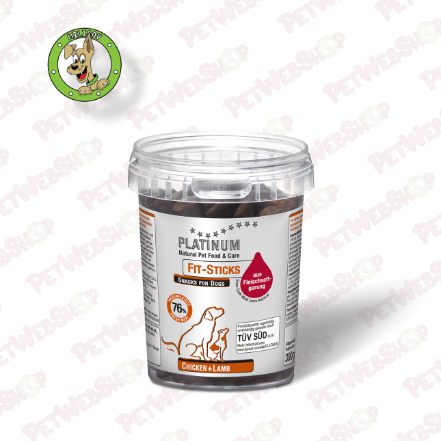 Platinum Fit-Sticks Chicken & Lamb - poslastice za pse sa piletinom i jagnjetinom - 300g Super Premium Platinum petwebshop.com
