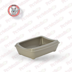 Moderna Arist-O-Tray + Rim - otvoreni toalet sa ramom za mačke - plava, pink, žuta i siva - 3 veličine WC posude i lopatice Mode