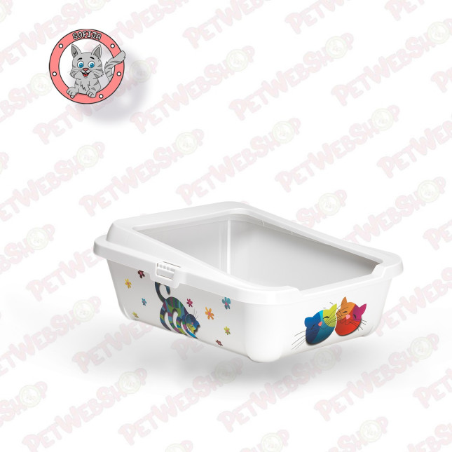 Moderna Hercules Tray + Rim - otvoreni toalet za mačke sa ramom - Friends Forever WC posude i lopatice Moderna petwebshop.com
