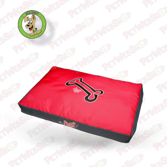 Rogz Flat Podz Red Bone - krevet za pse Kreveti, ležaljke i prostirke Rogz petwebshop.com