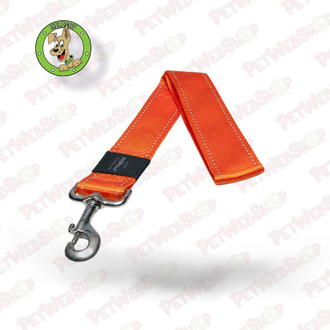 Rogz Landing Strip Narandžasti - klasičan povodac za pse - 40mm Povodci Rogz petwebshop.com